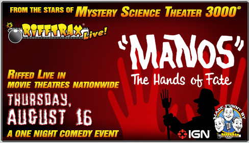 Image result for manos hands of fate rifftrax